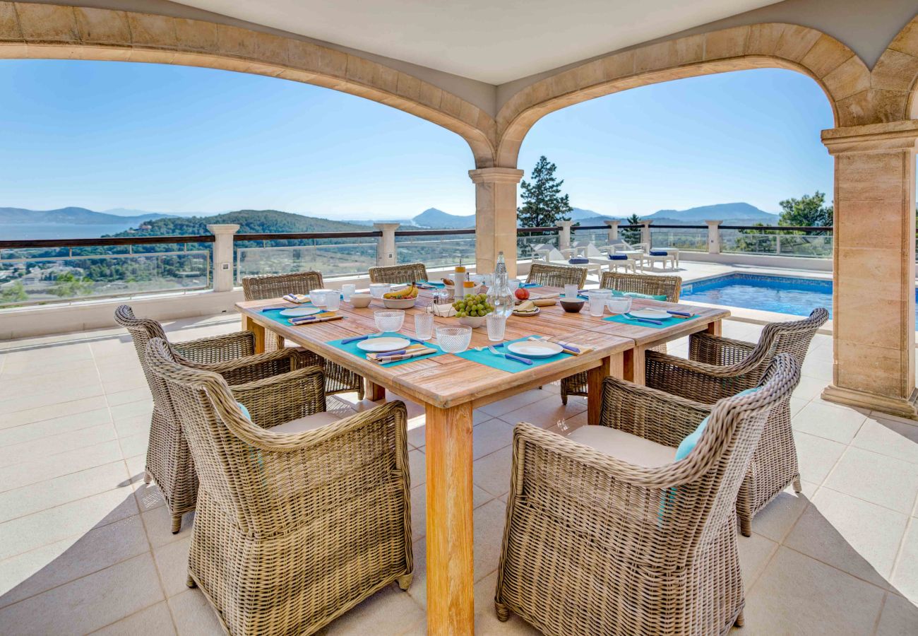 Villa en Port de Pollença - Villa de lujo con espectaculares vistas al mar