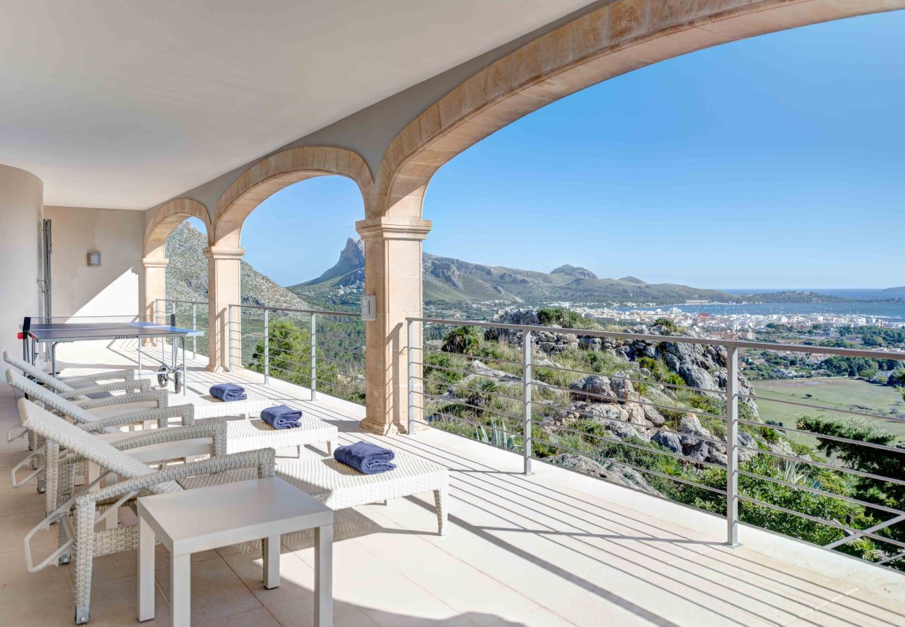 Villa en Port de Pollença - Villa de lujo con espectaculares vistas al mar